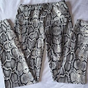 Snake Print Leggings